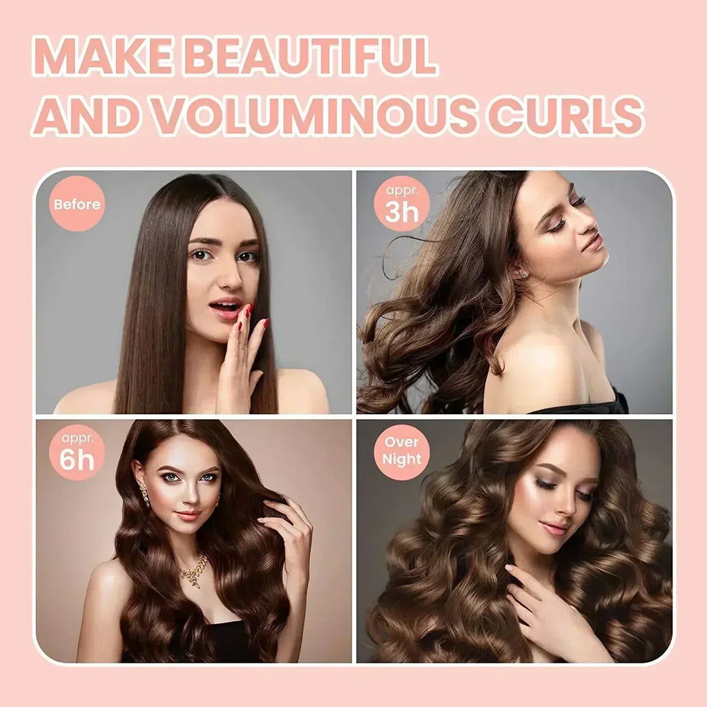 Heatless Curling Rod Set – Soft Overnight Curls
