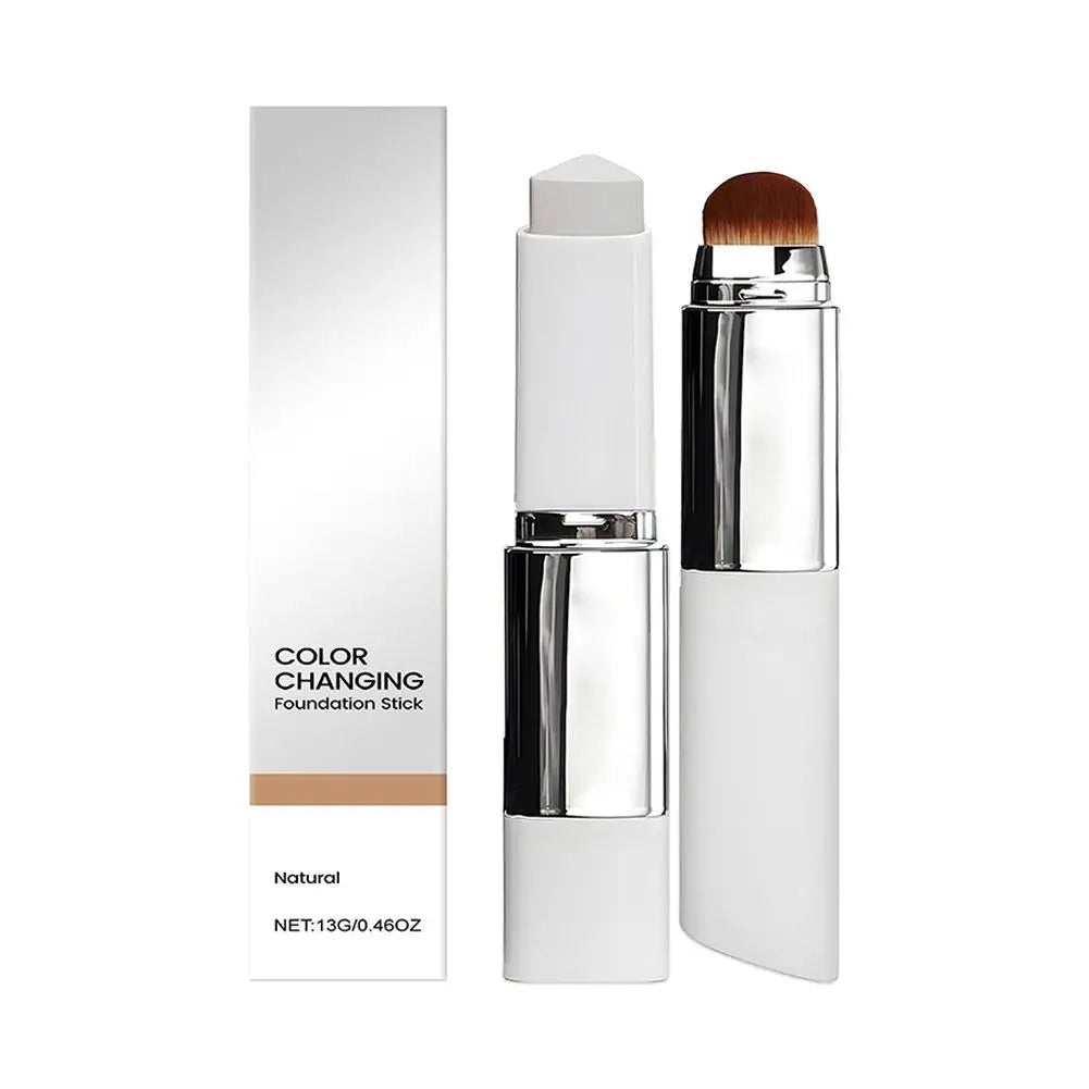 2-in-1 Color-Changing Foundation Stick – Smooth & Natural-Looking Finish ✨
