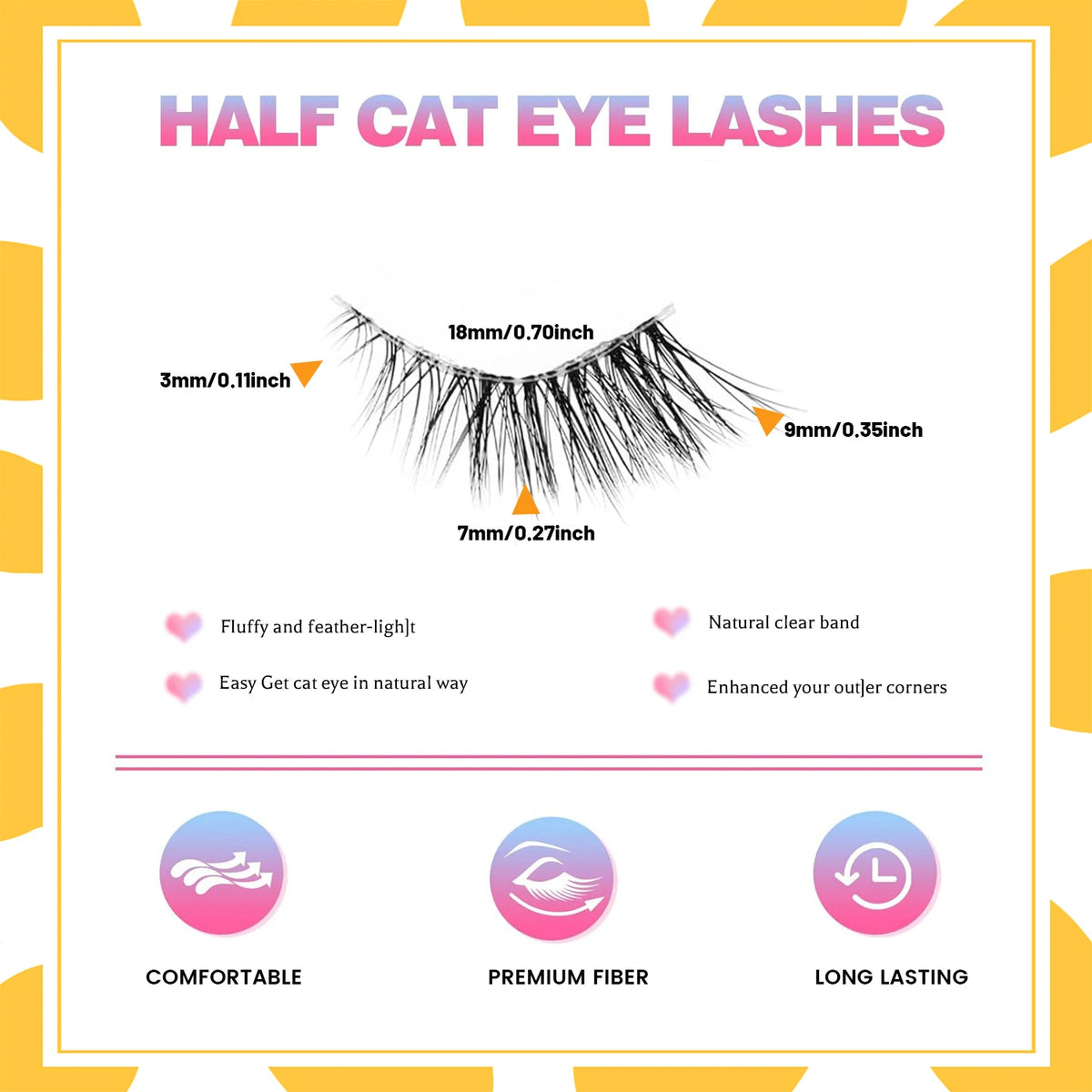 Natural Glam False Eyelashes – Soft & Fluffy Look ✨